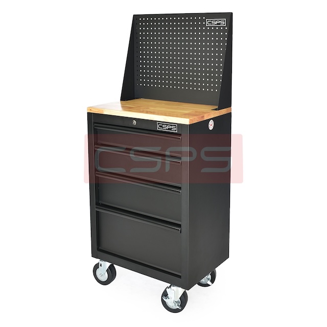 Tủ dụng cụ CSPS 61cm - 04 hộc kéo màu đen/đỏ