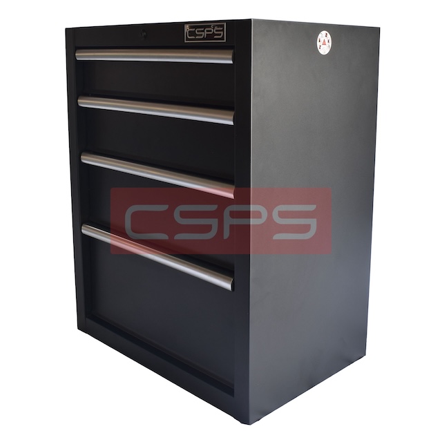 Tủ dụng cụ CSPS 61cm - 04 hộc kéo màu đen/đỏ