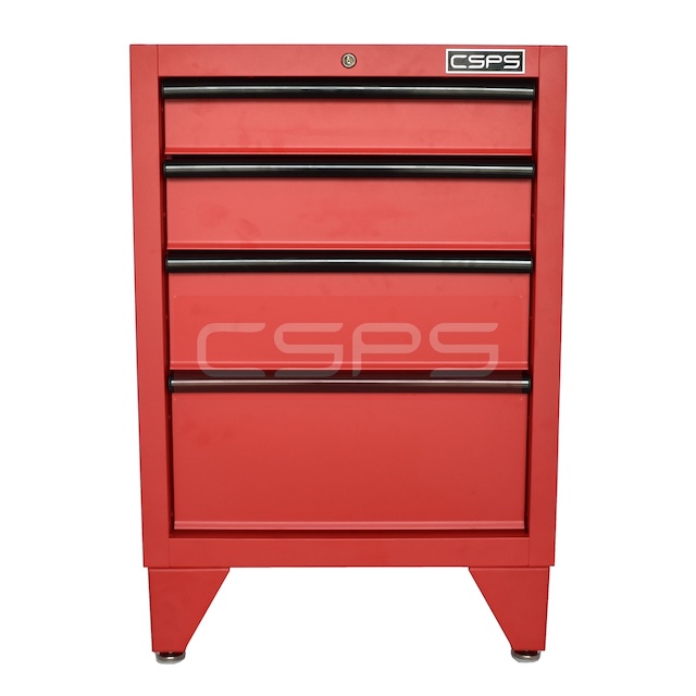 Tủ dụng cụ CSPS 61cm - 04 hộc kéo màu đen/đỏ