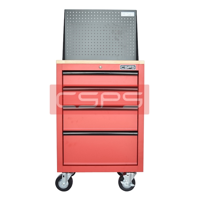 Tủ dụng cụ CSPS 61cm - 04 hộc kéo màu đen/đỏ
