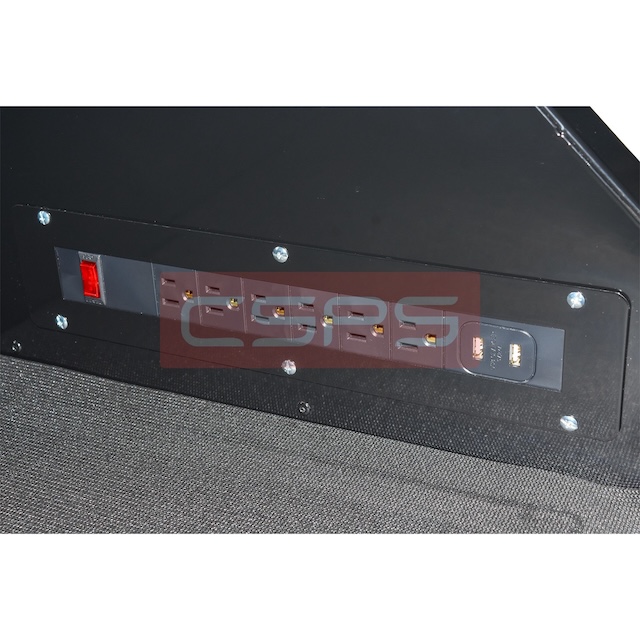 Tủ dụng cụ CSPS 104cm - 06 hộc kéo màu đen có bánh xe VNTC10406B11S