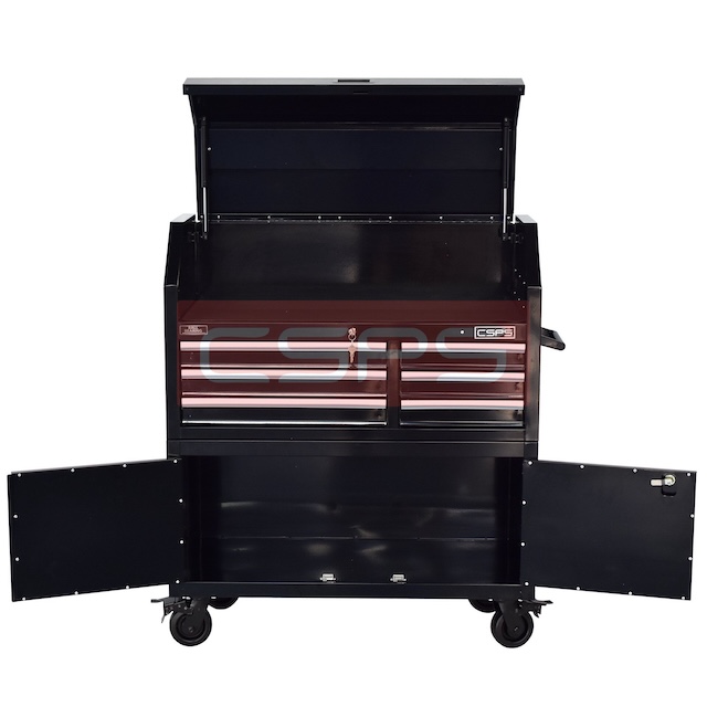Tủ dụng cụ CSPS 104cm - 06 hộc kéo màu đen có bánh xe VNTC10406B11S
