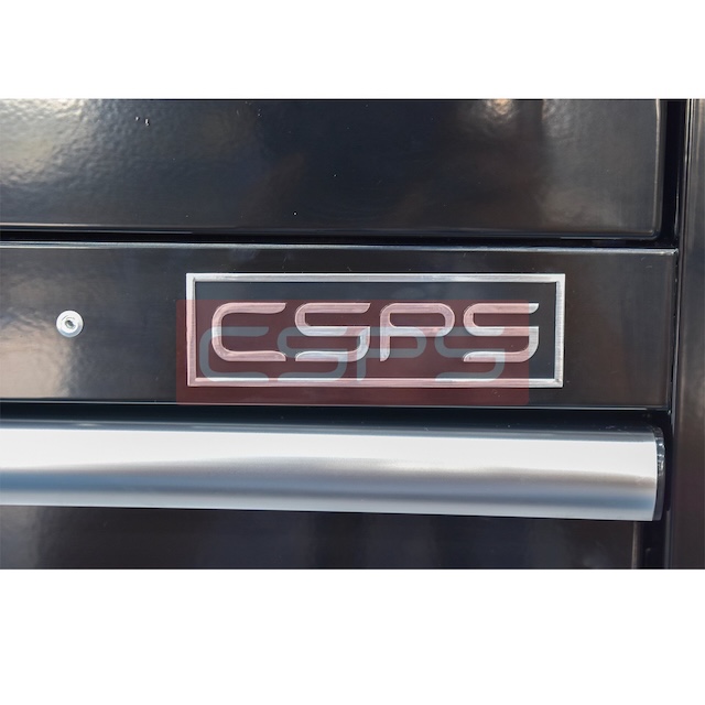 Tủ dụng cụ CSPS 104cm - 06 hộc kéo màu đen có bánh xe VNTC10406B11S