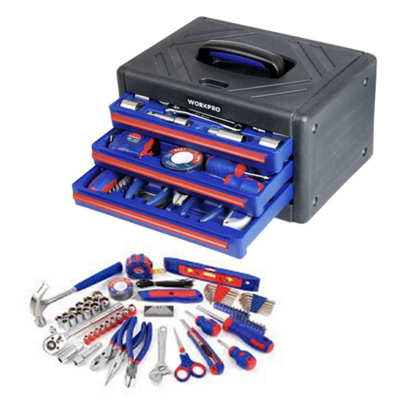 Bộ 125 món công cụ dụng cụ Workpro WP209028