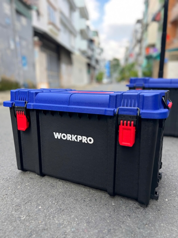 HỘP ĐỰNG DỤNG CỤ BẰNG NHỰA, CÓ THỂ KẾT NỐI XẾP CHỒNG LÊN NHAU WORKPRO