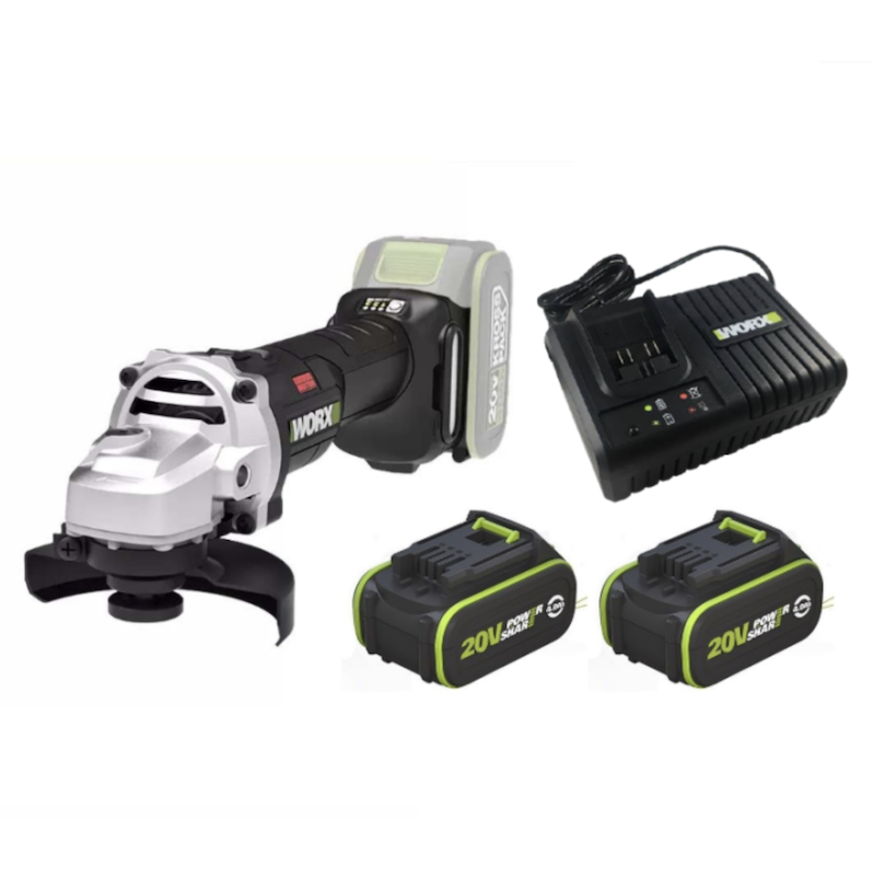 MÁY MÀI GÓC 100mm DÙNG PIN 20V WORX WU806.9 - CÓ CHỈNH TỐC
