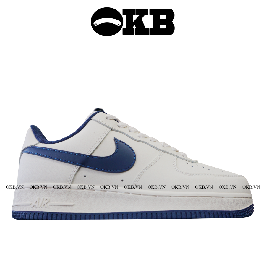 Air Force 1 Low Cream White Navy Skate