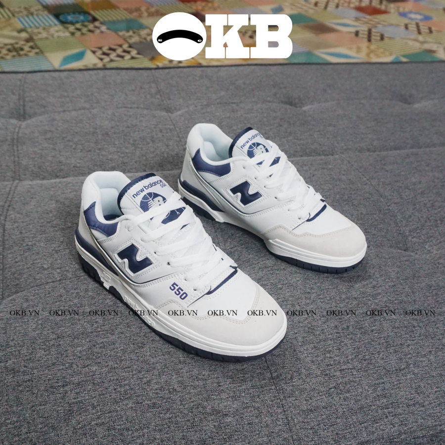 New Balance 550 White Navy