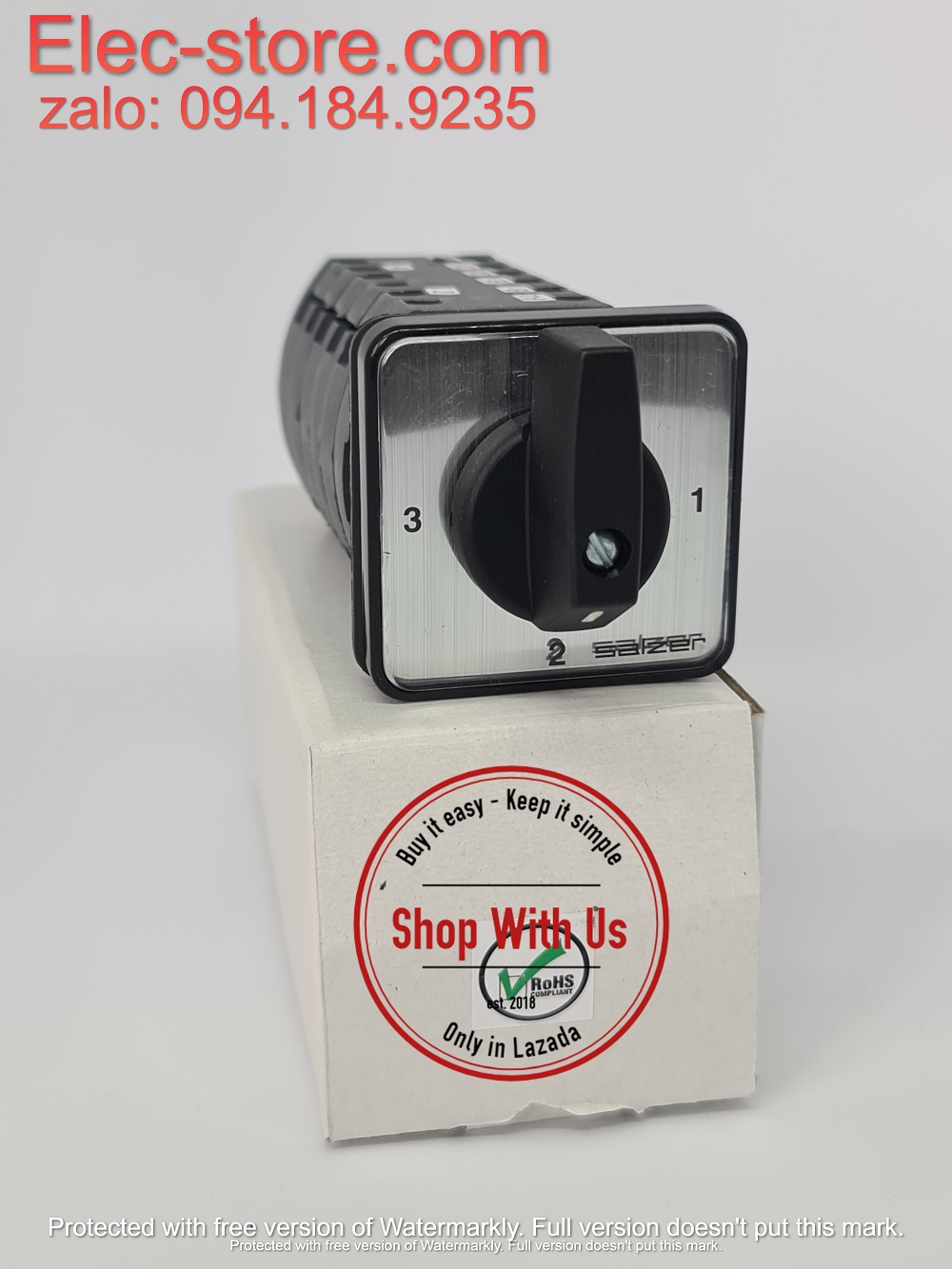 Chuyển mạch 0-1-2-3 - Công tắc xoay 0-1-2-3 TP16 61131 - Chuyển mạch 3 vị trí 1 Off Ấn Độ - Chuyển mạch 0-1-2-3 Salzer - chuyển mạch Salzer