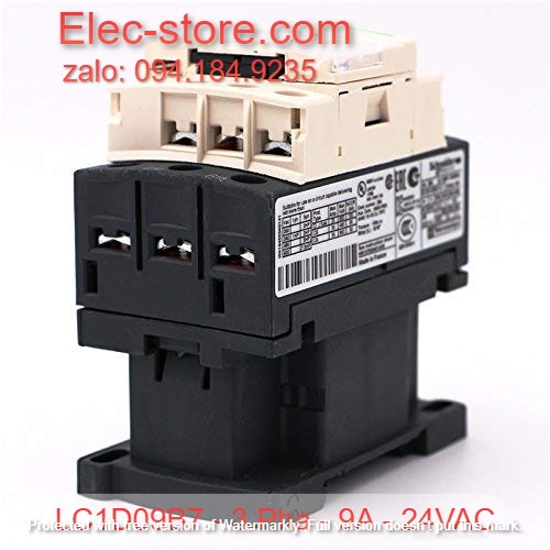 Khởi Động Từ Schneider LC1D09 - Contactor Schneider LC1D09B7 - Khởi 3 pha 9A 24VAC