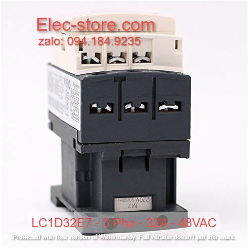Khởi Động Từ Schneider LC1D32 - Contactor Schneider LC1D32E7 - Khởi 3 Pha 32A 48VAC