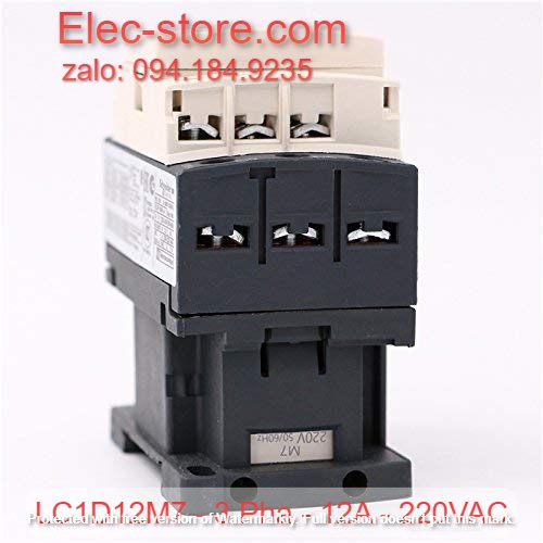 Khởi Động Từ Schneider LC1D12 - Contactor Schneider LC1D12M7 - Khởi 3 Pha 12A 220VAC