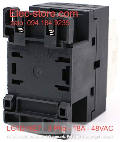 Khởi Động Từ Schneider LC1D18 - Contactor Schneider LC1D18E7 - Khởi 3 Pha 18A 48VAC