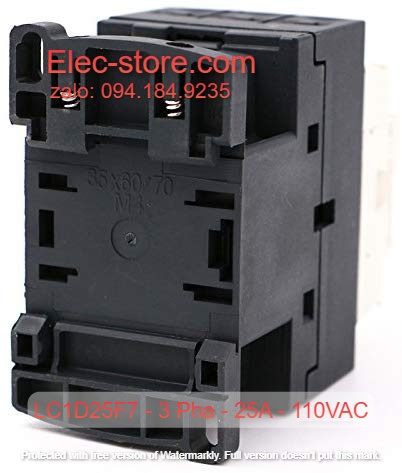 Khởi Động Từ Schneider LC1D25 - Contactor Schneider LC1D25F7 - Khởi 3 Pha 25A 110VAC