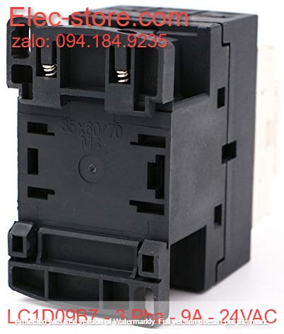 Khởi Động Từ Schneider LC1D09 - Contactor Schneider LC1D09B7 - Khởi 3 pha 9A 24VAC