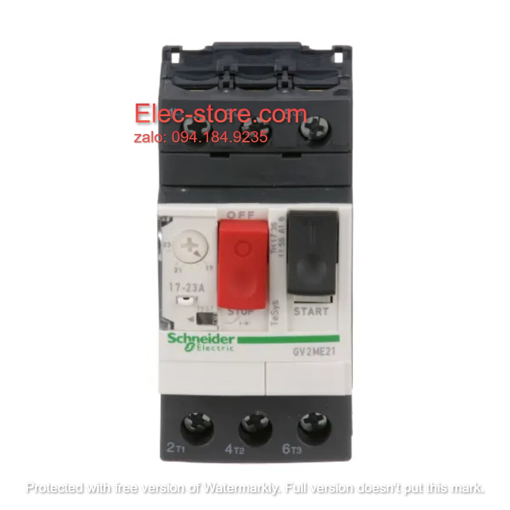 Cầu Dao Bảo Vệ Động Cơ Schneider GV2ME21- CB Bảo Vệ Động Cơ 3 Cực Schneider - GV2ME21 Schneider (17A-23A) - 3P - 690V