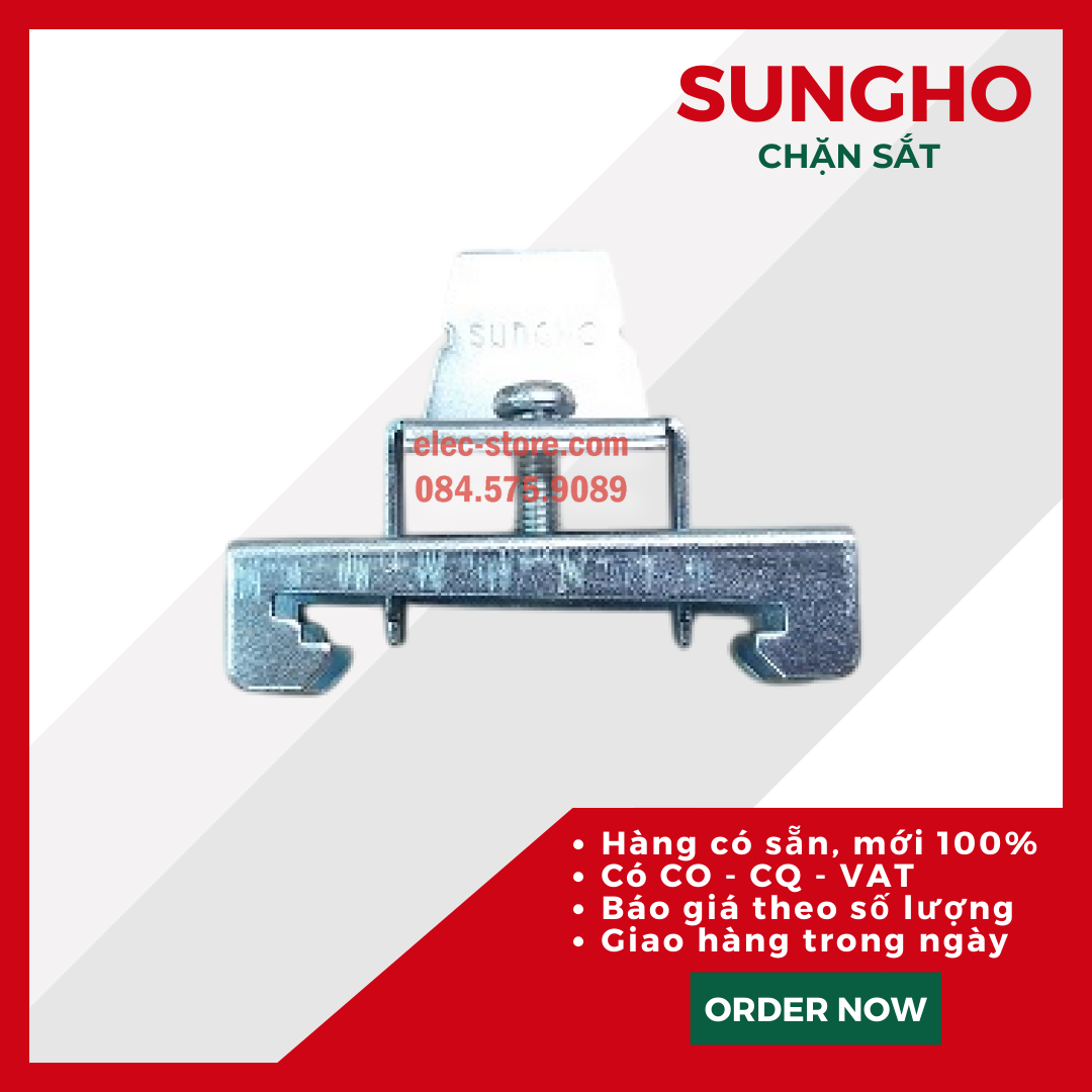 Miếng chặn thanh ray nhôm, Sungho SH-SN