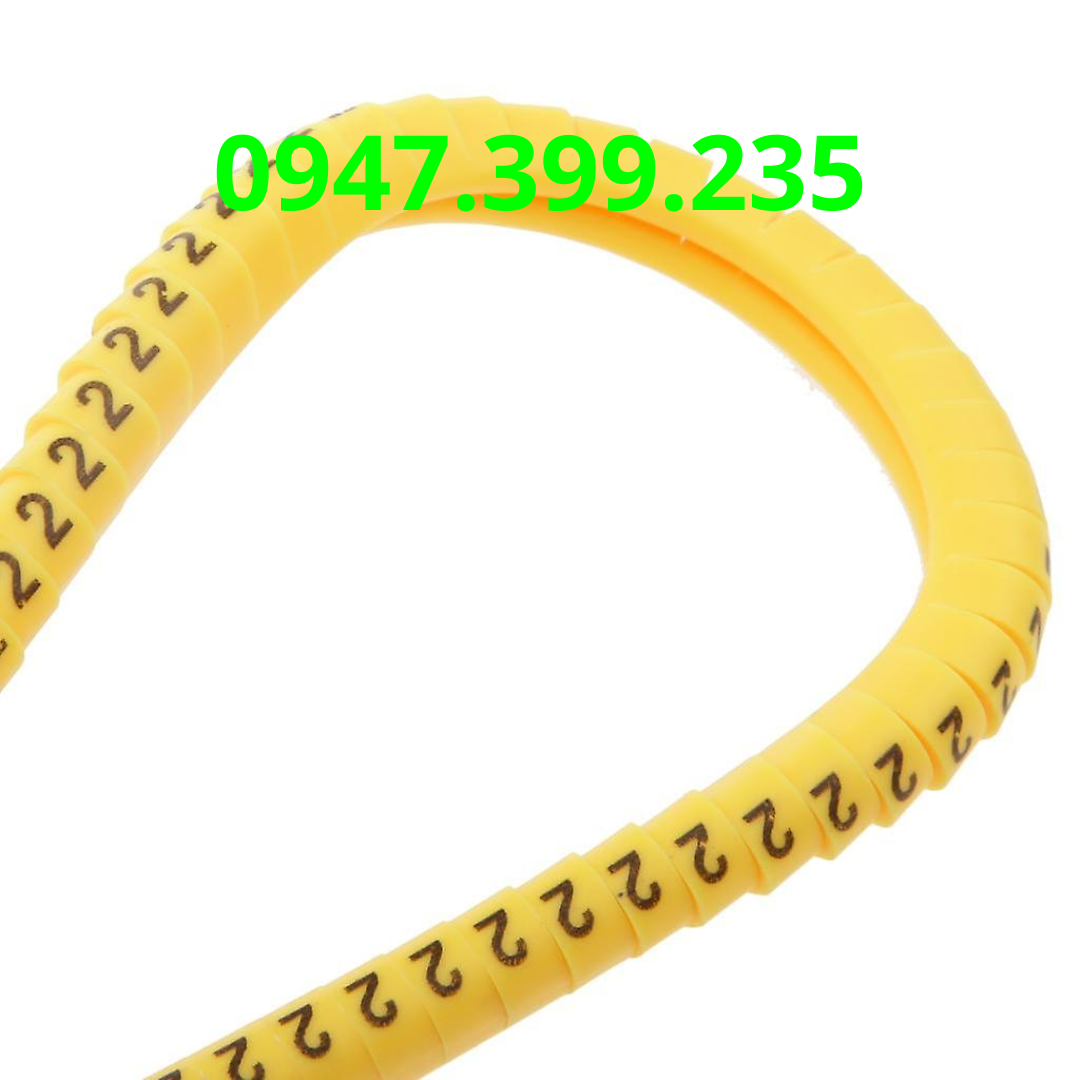 Combo 10 Số Đánh Dấu Dây EC2 Từ 0–9 ⚡ Cable Marker – 500 Mắt/Bộ