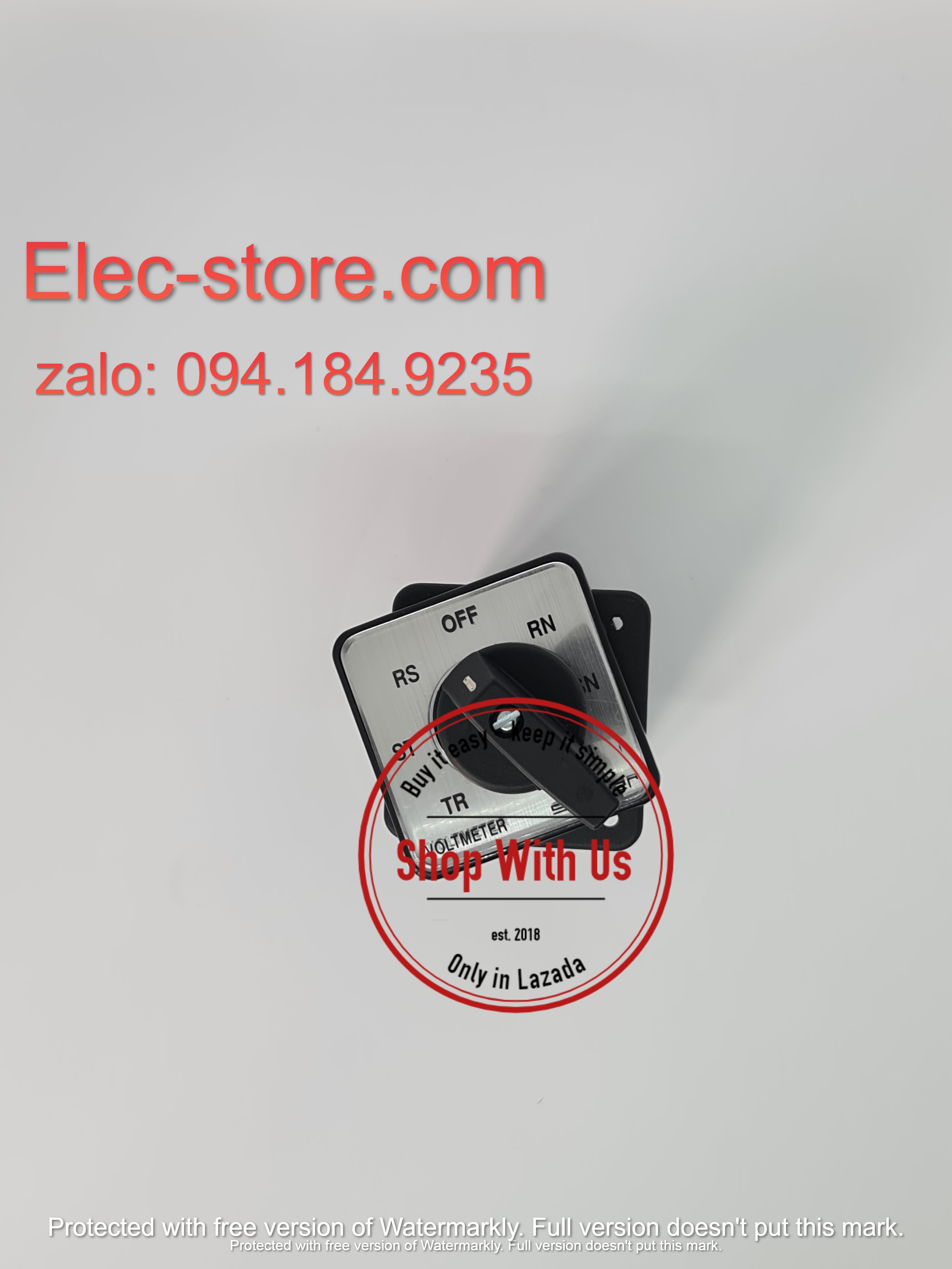 Chuyển mạch Vôn - Công tắc xoay Vôn TP16 61313 - Chuyển mạch 7 vị trí Ấn Độ - Chuyển mạch volt Salzer - chuyển mạch Salzer