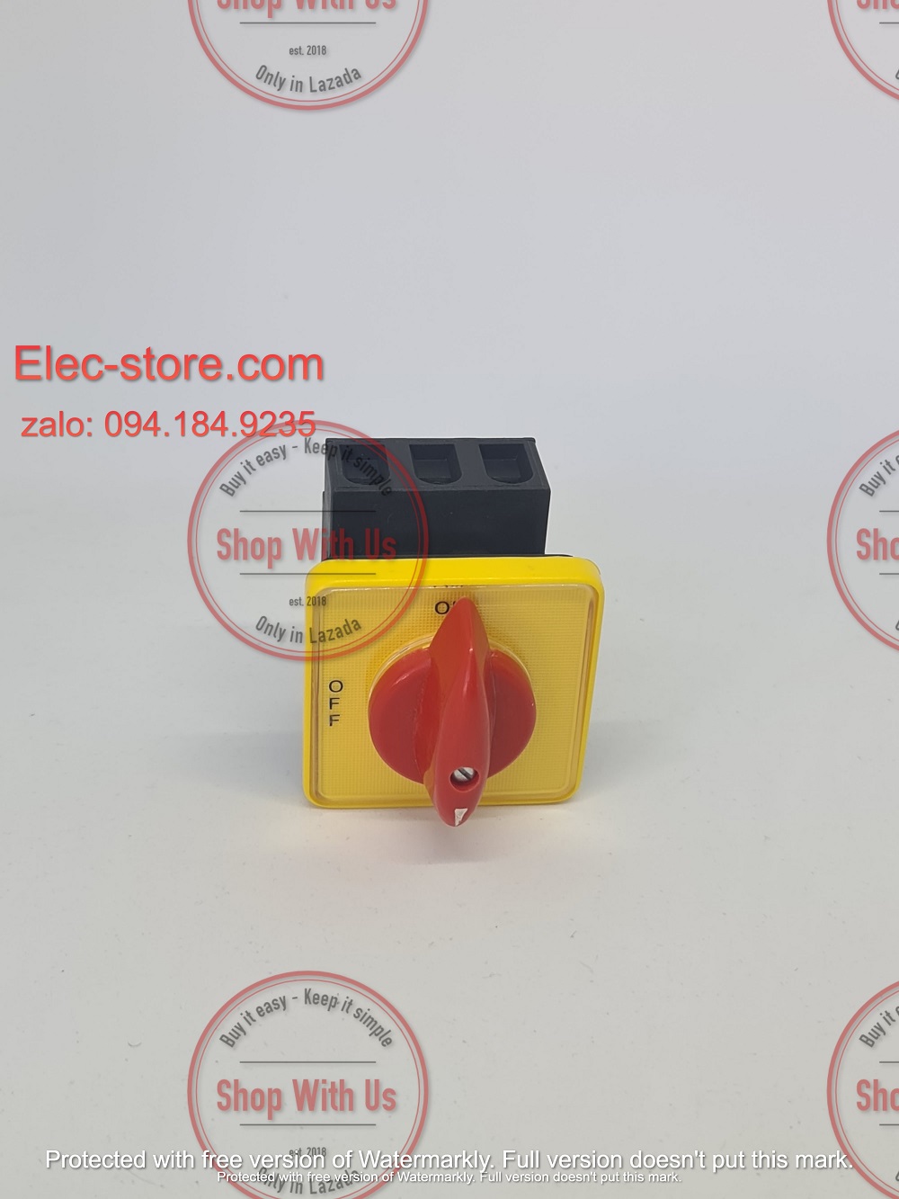 Công tắc LB232 3P 32A  On/Off - Công tắc chuyển mạch dòng điện ba pha LB232 31309 B13 TDYR - Chuyển mạch dòng 3P 32A 2 vị trí ON/OFF -  Công tắc xoay 2 vị trí đổi dòng 3P 32A - chuyển mạch Salzer