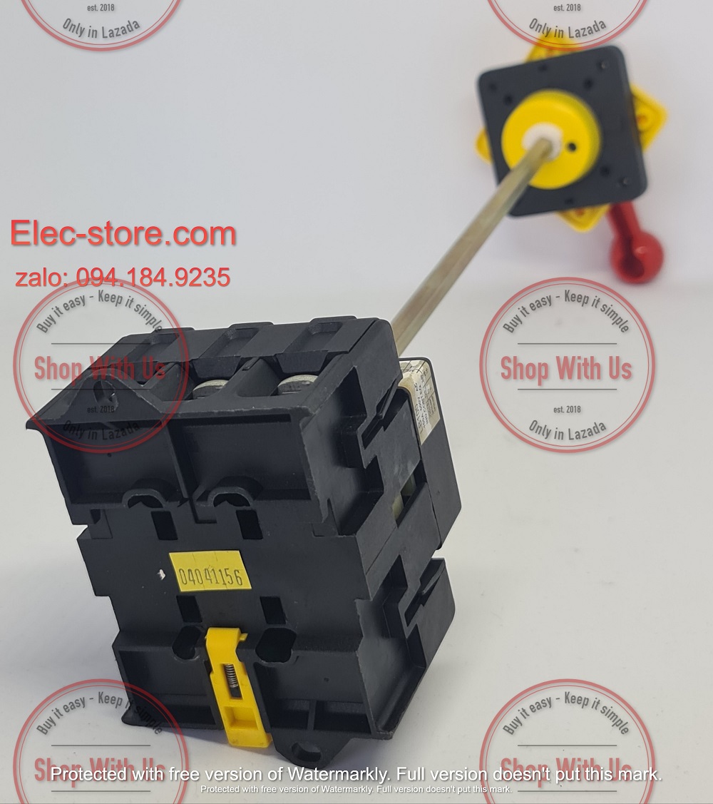 Công tắc LB080 3P 80A  On/Off - Công tắc chuyển mạch dòng điện ba pha LB080 313 09 MB42 BGYR- Chuyển mạch dòng 3P 80A 2 vị trí ON/OFF -  Công tắc xoay 2 vị trí đổi dòng 3P 80A - chuyển mạch Salzer