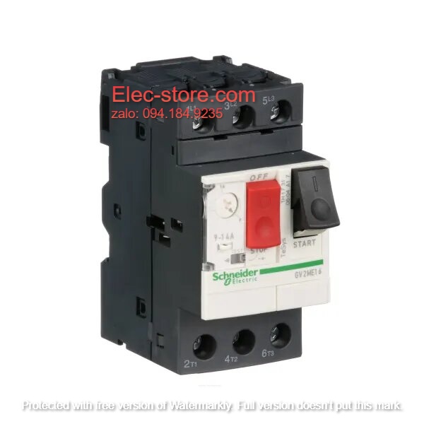 Cầu Dao Bảo Vệ Động Cơ Schneider GV2ME16- CB Bảo Vệ Động Cơ 3 Cực Schneider - GV2ME16 Schneider (9A-14A) - 3P - 690V