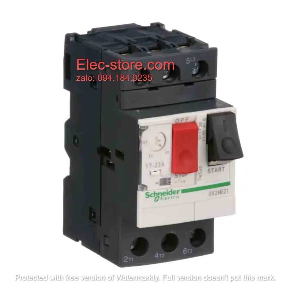 Cầu Dao Bảo Vệ Động Cơ Schneider GV2ME21- CB Bảo Vệ Động Cơ 3 Cực Schneider - GV2ME21 Schneider (17A-23A) - 3P - 690V