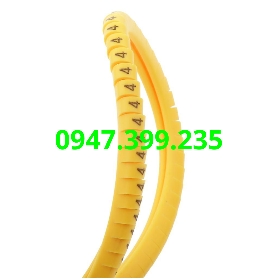 Combo 10 Số Đánh Dấu Dây EC1 Từ 0–9 ⚡ Cable Marker – 500 Mắt/Bộ