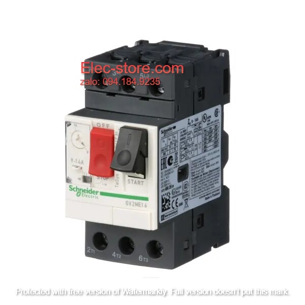 Cầu Dao Bảo Vệ Động Cơ Schneider GV2ME16- CB Bảo Vệ Động Cơ 3 Cực Schneider - GV2ME16 Schneider (9A-14A) - 3P - 690V
