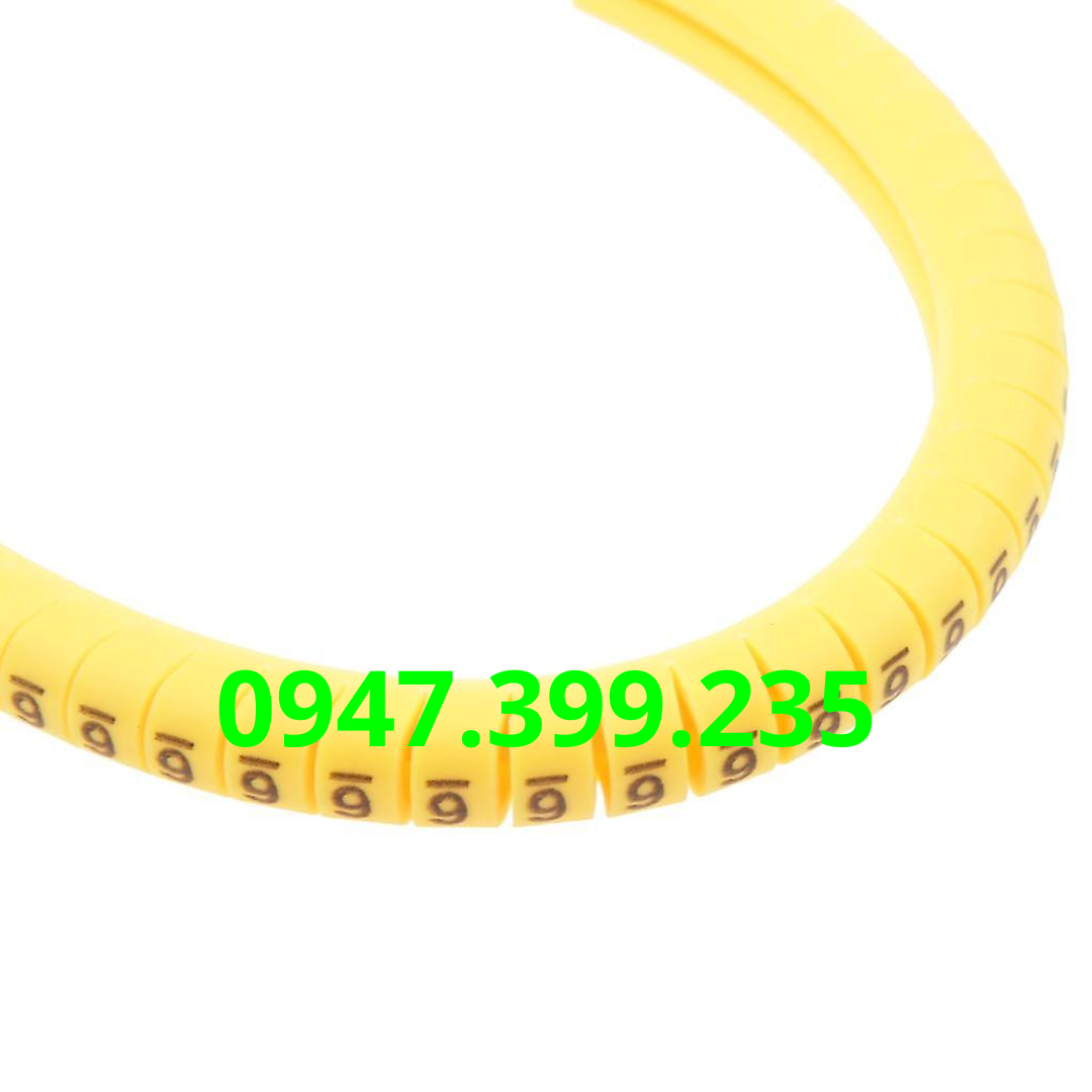 Combo 10 Số Đánh Dấu Dây EC2 Từ 0–9 ⚡ Cable Marker – 500 Mắt/Bộ