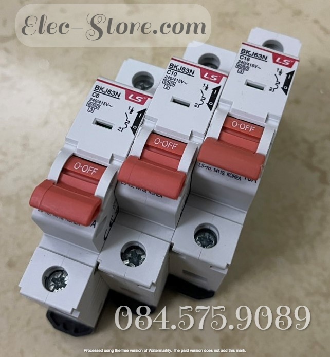 Automat MCB BKJ 1P 50A - Át MCB 1P 50A - BKJ 63N 1P 50A 6kA