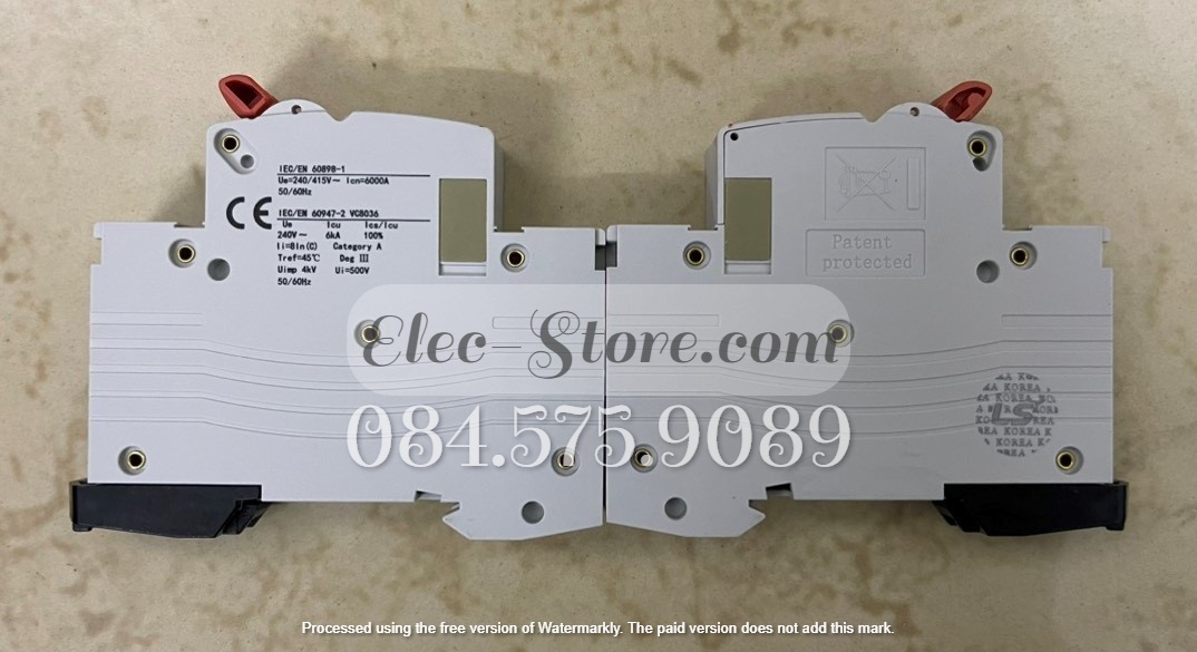 Automat MCB BKJ 1P 63A - Át MCB 1P 63A - BKJ 63N 1P 63A 6kA