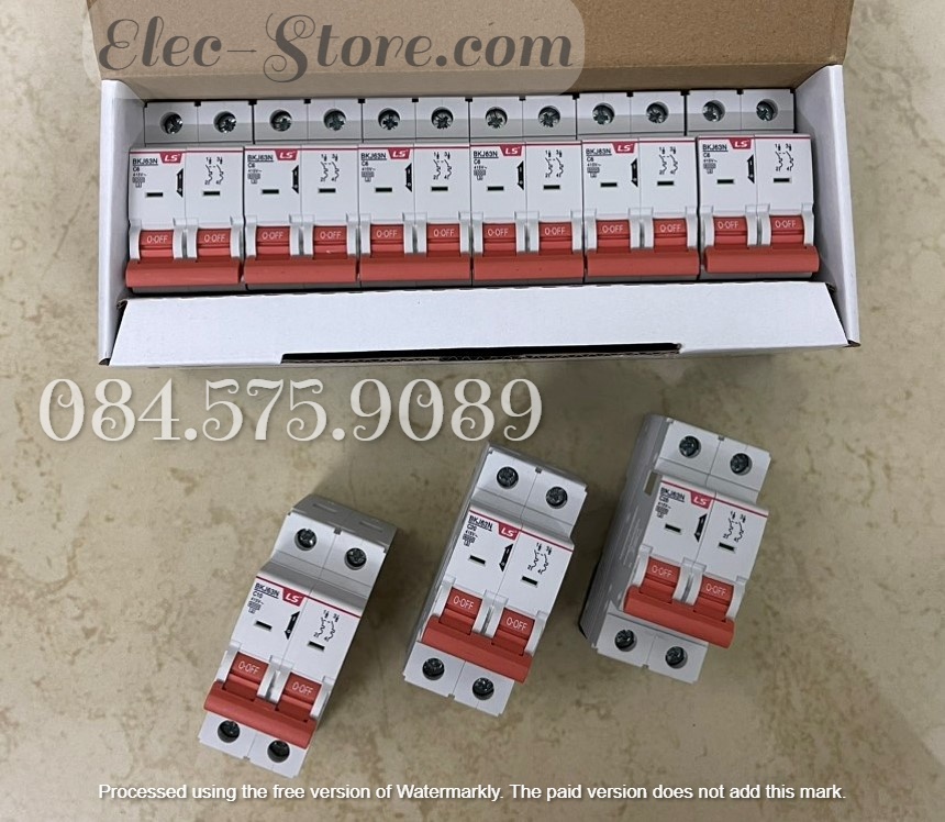 Automat MCB BKJ 2P 63A - Át MCB 2P 63A - BKJ 63N 2P 63A 6kA