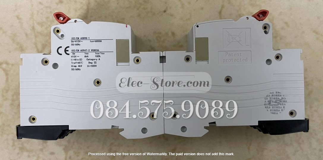 Automat MCB BKJ 2P 50A - Át MCB 2P 50A - BKJ 63N 2P 50A 6kA