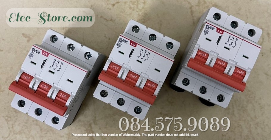 Automat MCB BKJ 3P 20A - Át MCB 3P 20A - BKJ 63N 3P 20A 6kA