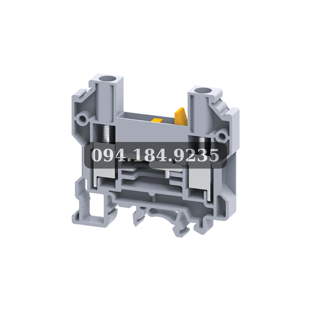 Cầu đấu dây mắt rời CDTTU - Cầu Dòng  DISCT6U - Cầu đấu ngắt & kiểm tra 6 mm² DISCT6U | Rail DIN, 41A 750V - Cầu đấu connectech Salzer