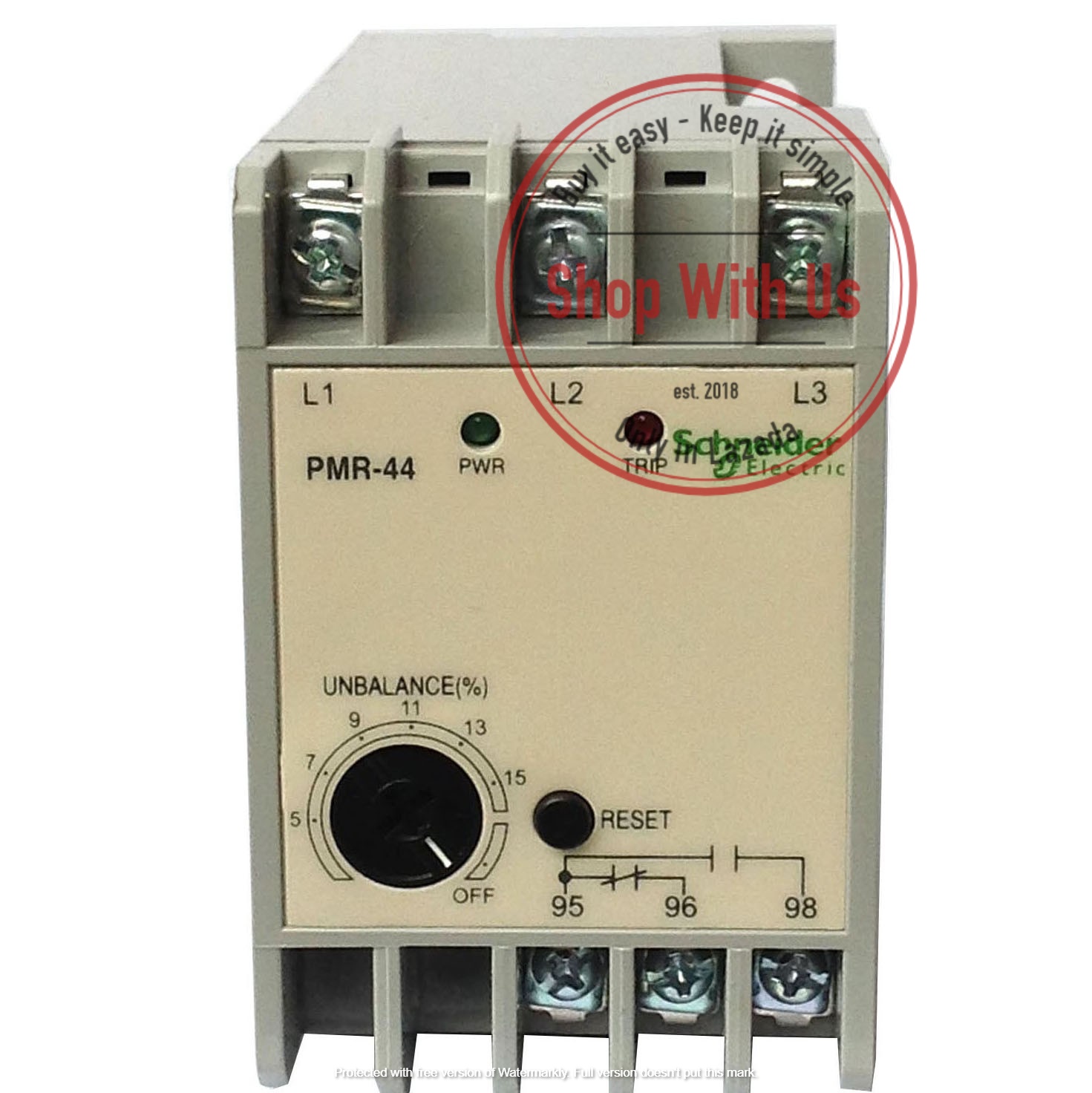 PMR44 - Rơ-le Bảo Vệ Mất Pha - Relay chống mất pha - Relay Schneider