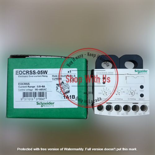 EOCRSS05S - Rơ-le điện tử bảo vệ quá dòng 0.5–6A – 220V AC - Relay Schneider