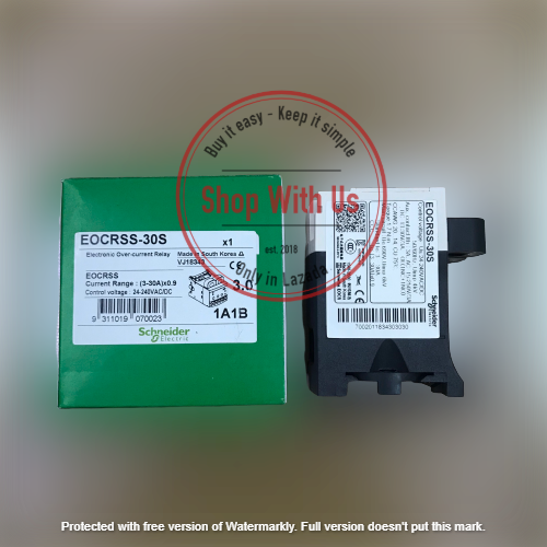 EOCRSS30S - Rơ-le điện tử bảo vệ quá dòng 3-30A – 220V AC - Relay Schneider