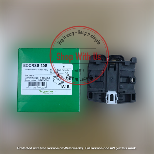 EOCRSS30S - Rơ-le điện tử bảo vệ quá dòng 3-30A – 220V AC - Relay Schneider