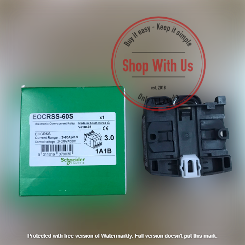 EOCRSS60S - Rơ-le điện tử bảo vệ quá dòng 5-60A – 220V AC - Relay Schneider