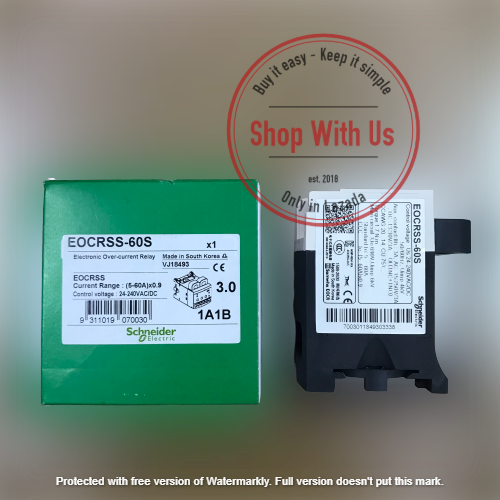 EOCRSS60S - Rơ-le điện tử bảo vệ quá dòng 5-60A – 220V AC - Relay Schneider