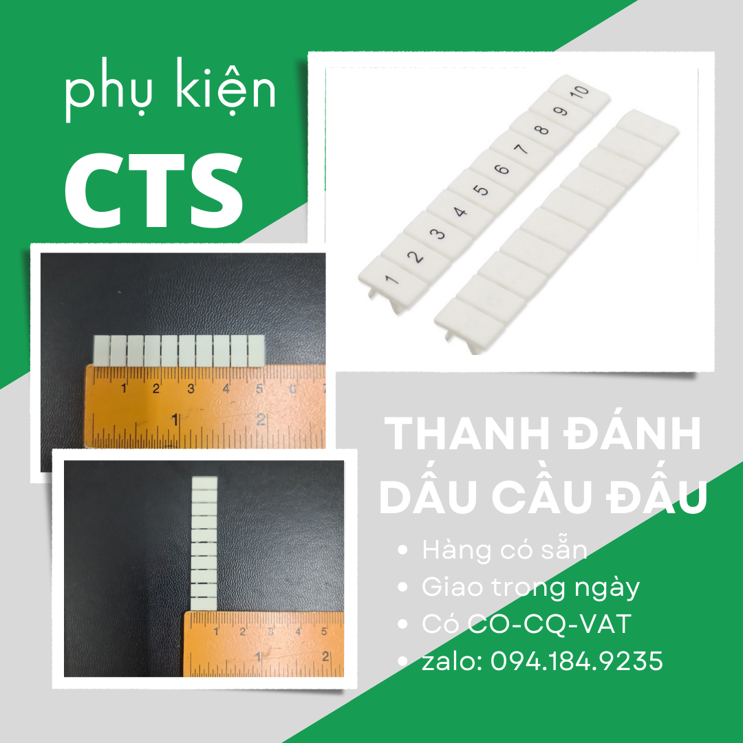 Cầu đấu dây phụ kiện - Đánh Dấu Cầu - Markers cho cầu đấu DIN | K Markers & Group Markers - Cầu đấu connectech Salzer
