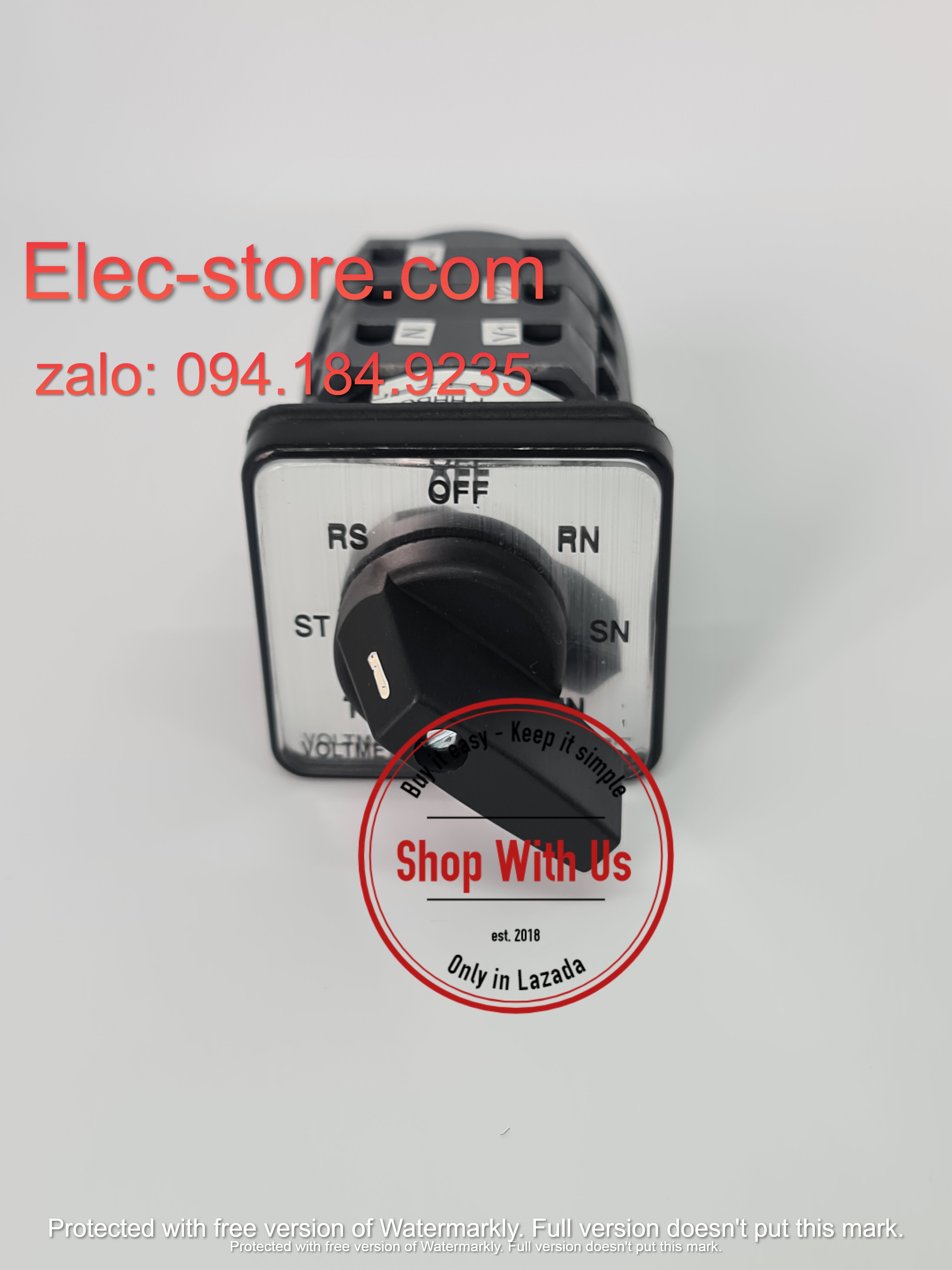 Chuyển mạch Vôn - Công tắc xoay Vôn TP16 61313 - Chuyển mạch 7 vị trí Ấn Độ - Chuyển mạch volt Salzer - chuyển mạch Salzer