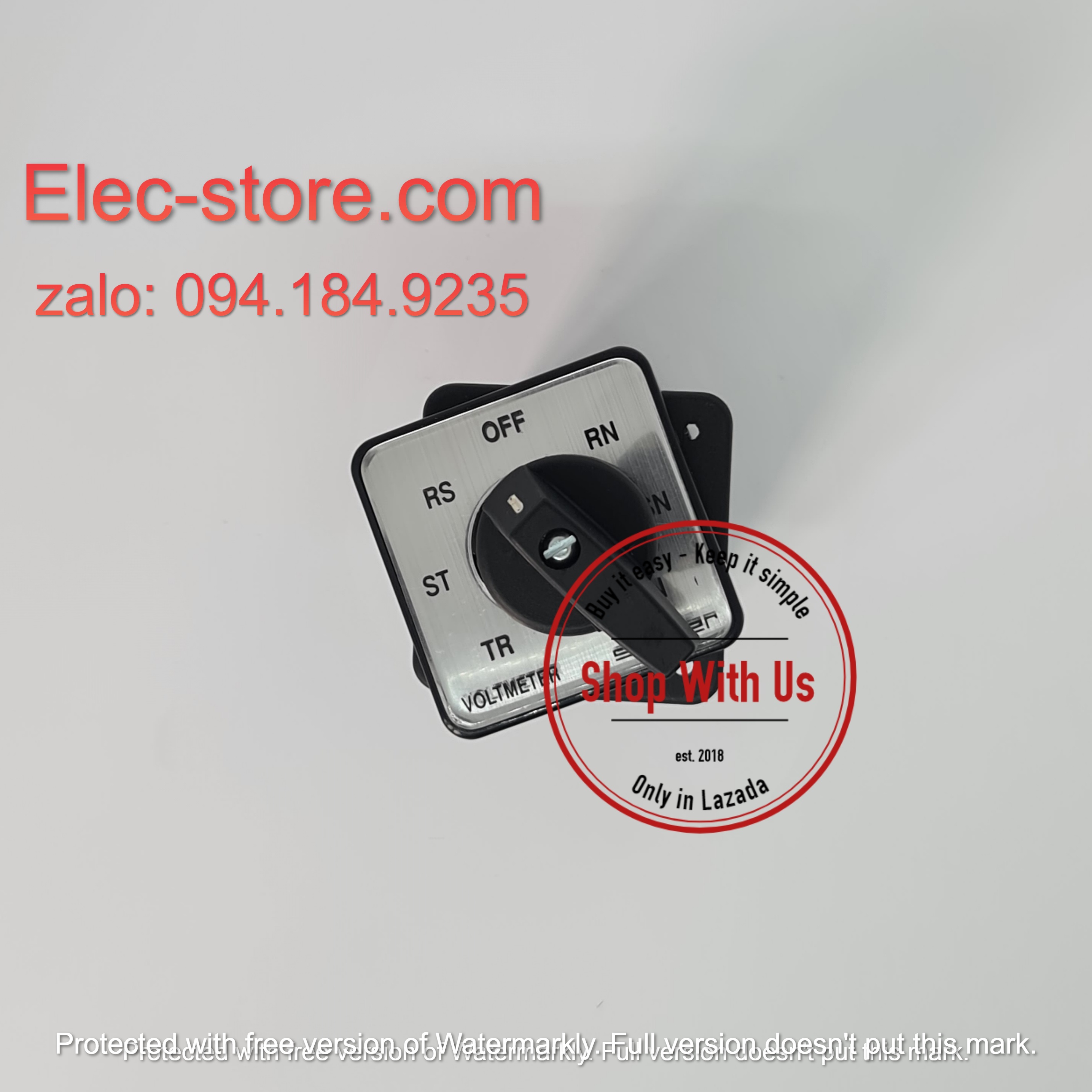 Chuyển mạch Vôn - Công tắc xoay Vôn TP16 61313 - Chuyển mạch 7 vị trí Ấn Độ - Chuyển mạch volt Salzer - chuyển mạch Salzer