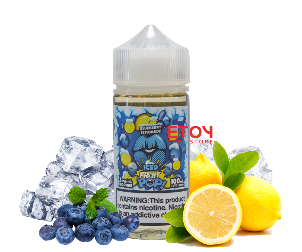 100ml mỹ POP ICE BLUEBERRY LEMONADE