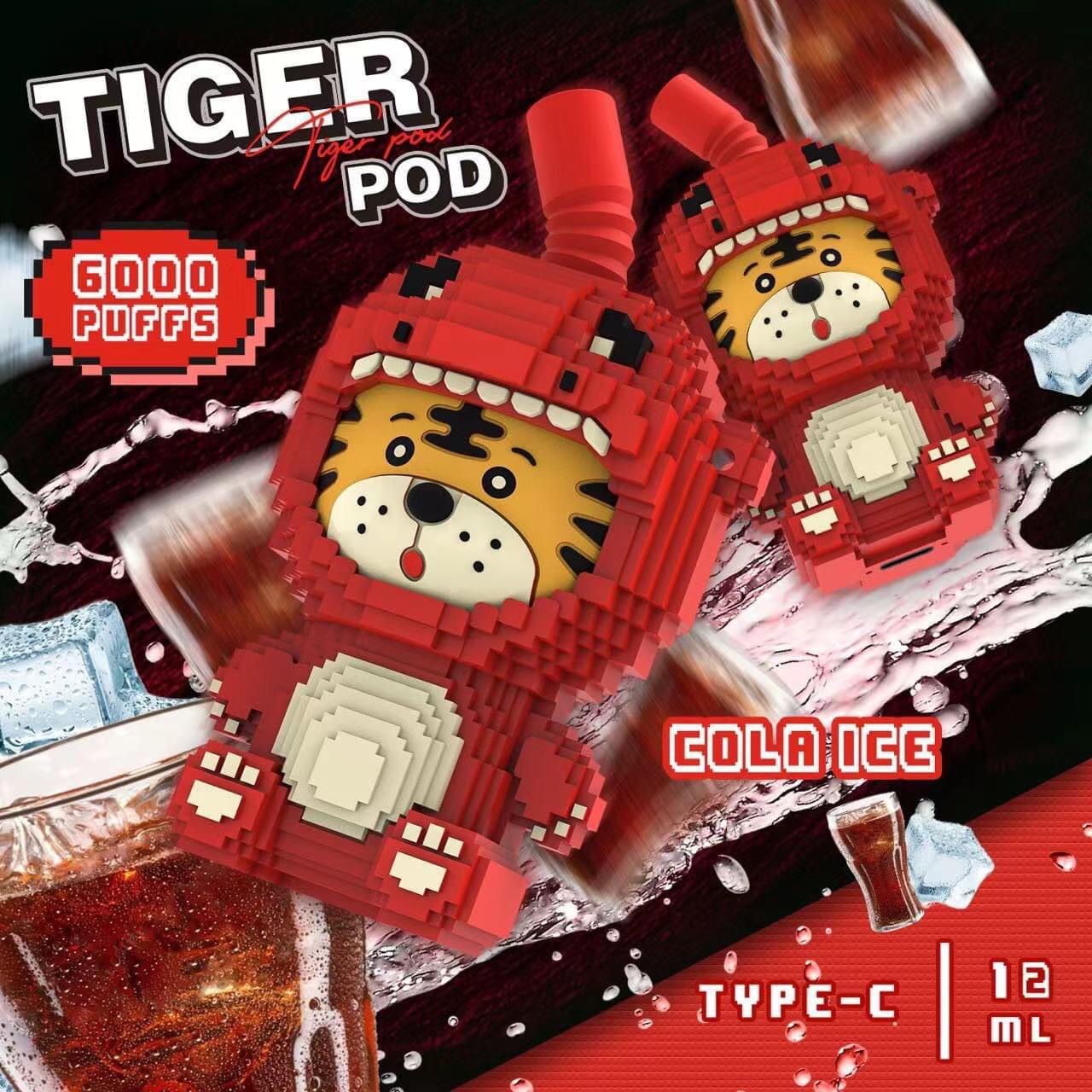 Pod 1 lần TIGER 6000 hơi chuẩn chính hãng - Fomovape