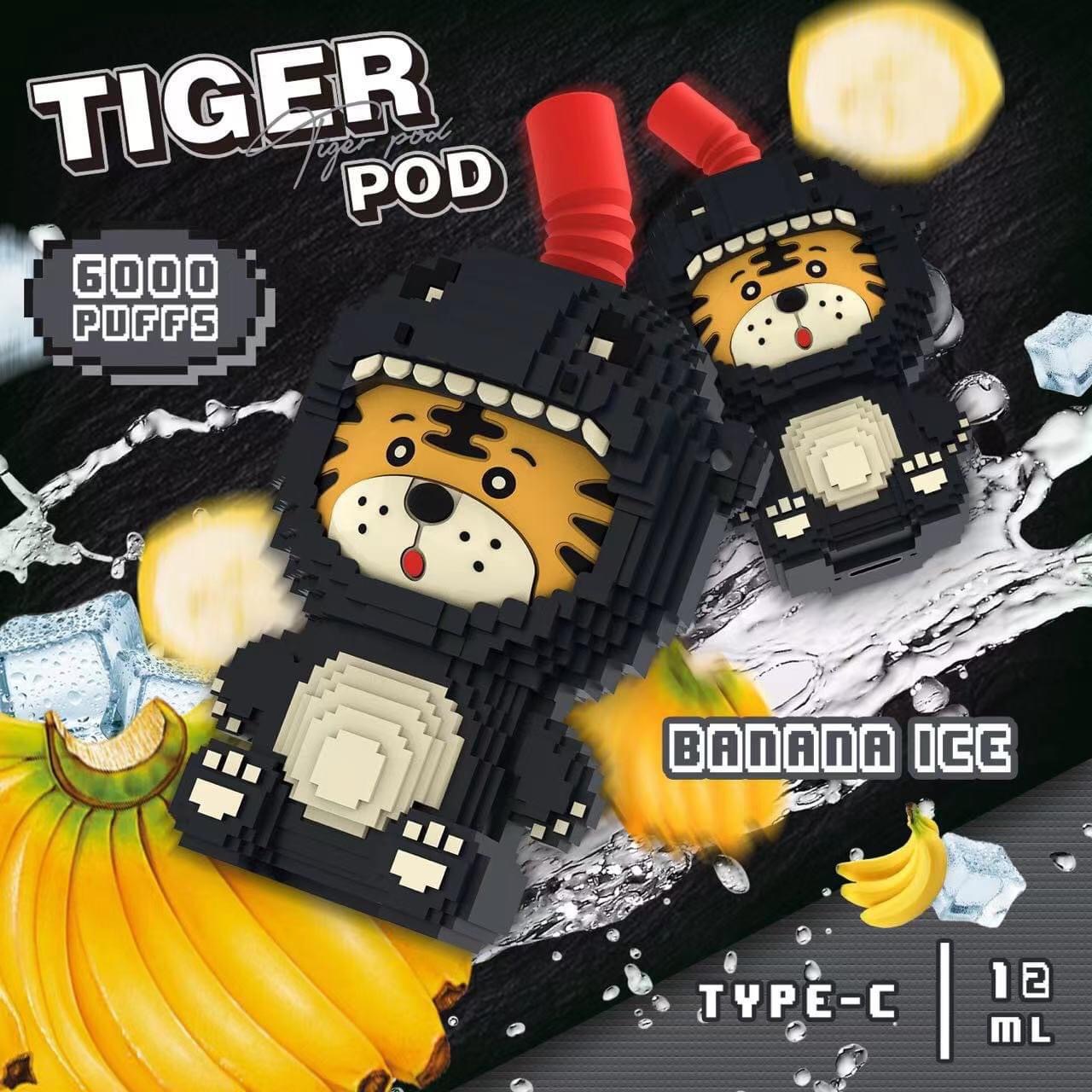 Pod 1 lần TIGER 6000 hơi chuẩn chính hãng - Fomovape