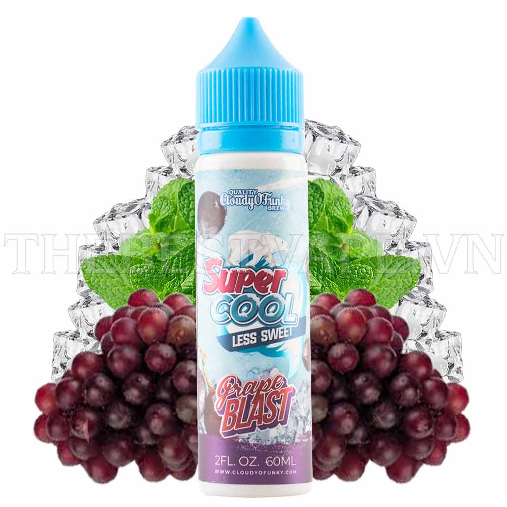 Juice malay 60ml Super Cool GRAPE The mát lạnh-3NI