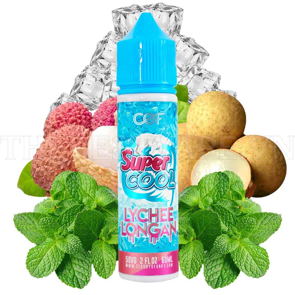 Juice malay 60ml Super Cool LYCHEE LONGAN The mát lạnh-3NI